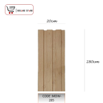 عود بديل خشب خامة  PVC - code MDW-205