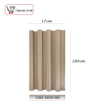 عود بديل خشب خامة  PVC - code MDW-309