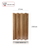عود بديل خشب خامة  PVC - code MDW-311