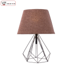 اباجوره مكتب برونو 1 لمبه بني اسود